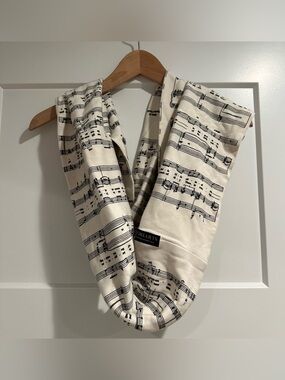 RARE Storiarts Sheet Music Notes Opera Infinity Scarf Madame Butterfly Puccini
